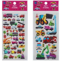 Наклейки Centrum декоративные "Cars" пластик, объемные, ассорти 86682