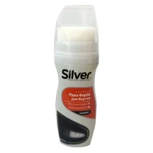 Крем-краска SILVER жидкая 75 мл для обуви, цвет черный 38597
