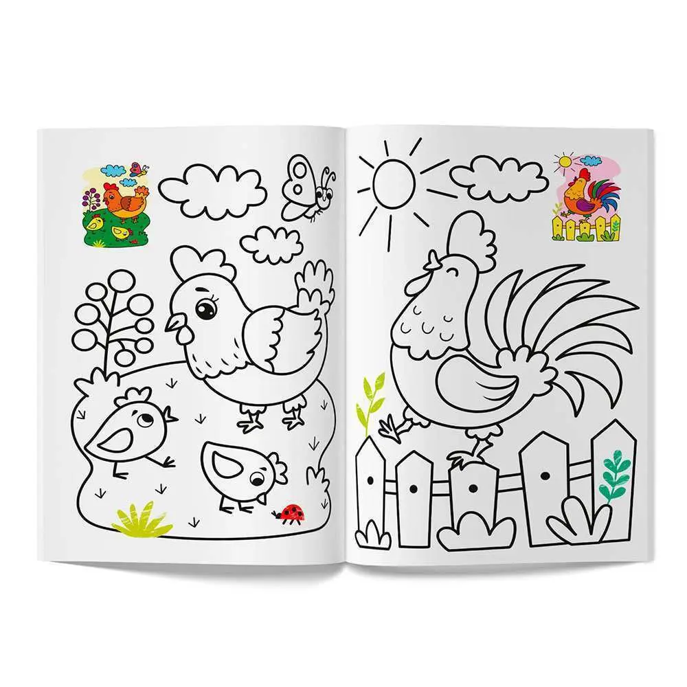 Розмальовка Crystal Book "Кольорованка. Ферма" — фото 3
