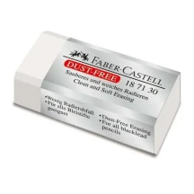 Резинка Faber-Castell белая винил "Dust-Free" 187130