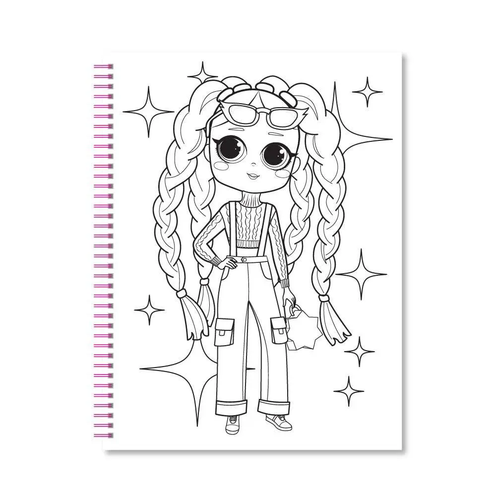 Набір для творчості Апельсин "Coloring Fun" розмальовка олівцями на пружині, асорті НТ-39 — фото 2