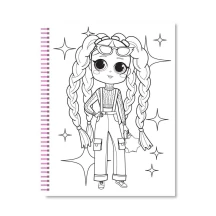 Набір для творчості Апельсин "Coloring Fun" розмальовка олівцями на пружині, асорті НТ-39 — фото 2