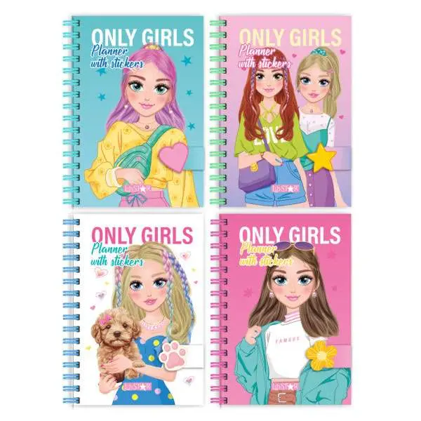 Блокнот Апельсин А6 64 л Only Girls Planner для девочек LS-01