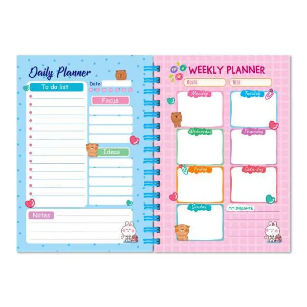 T&A プロフ必読!!ページ（おまけ付き） Блокнот Апельсин А6 64 л Only Girls Planner для девочек LS-01