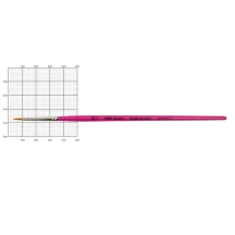 Пензлик Rosa Talent, синтетика, круглі, для декору №01 H&C0R01