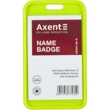 Бейдж-чохол Axent SoftTouch 54 х 85 мм, матовий салатовий 4550V-09-А