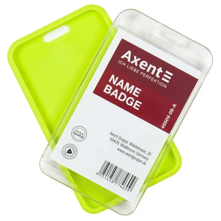 Бейдж-чехол Axent SoftTouch 54 х 85 мм, матовый салатовый 4550V-09-А Бейдж-чехол Axent SoftTouch 54 х 85 мм, матовый салатовый 4550V-09-А — фото 5