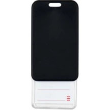 Бейдж-чохол Axent SoftTouch 54 х 85 мм, матовий чорний 4550V-01-А — фото 4