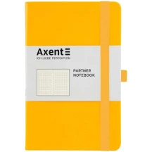 Книга записная Axent Partner 125 х 195 мм, 96 листов, точки, желтая 8306-08-A