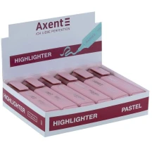 Текстовыделитель Axent Highlighter, 1-5 мм, клиноподобный, пастель, лавандовый 2537-36-A — фото 2