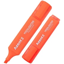 Текстовыделитель Axent Highlighter, 1-5 мм, клиноподобный, пастель, апельсиновый 2537-12-A