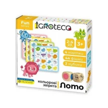 Игра умное лото "Цветные зверята" 3+ Igroteco 900804