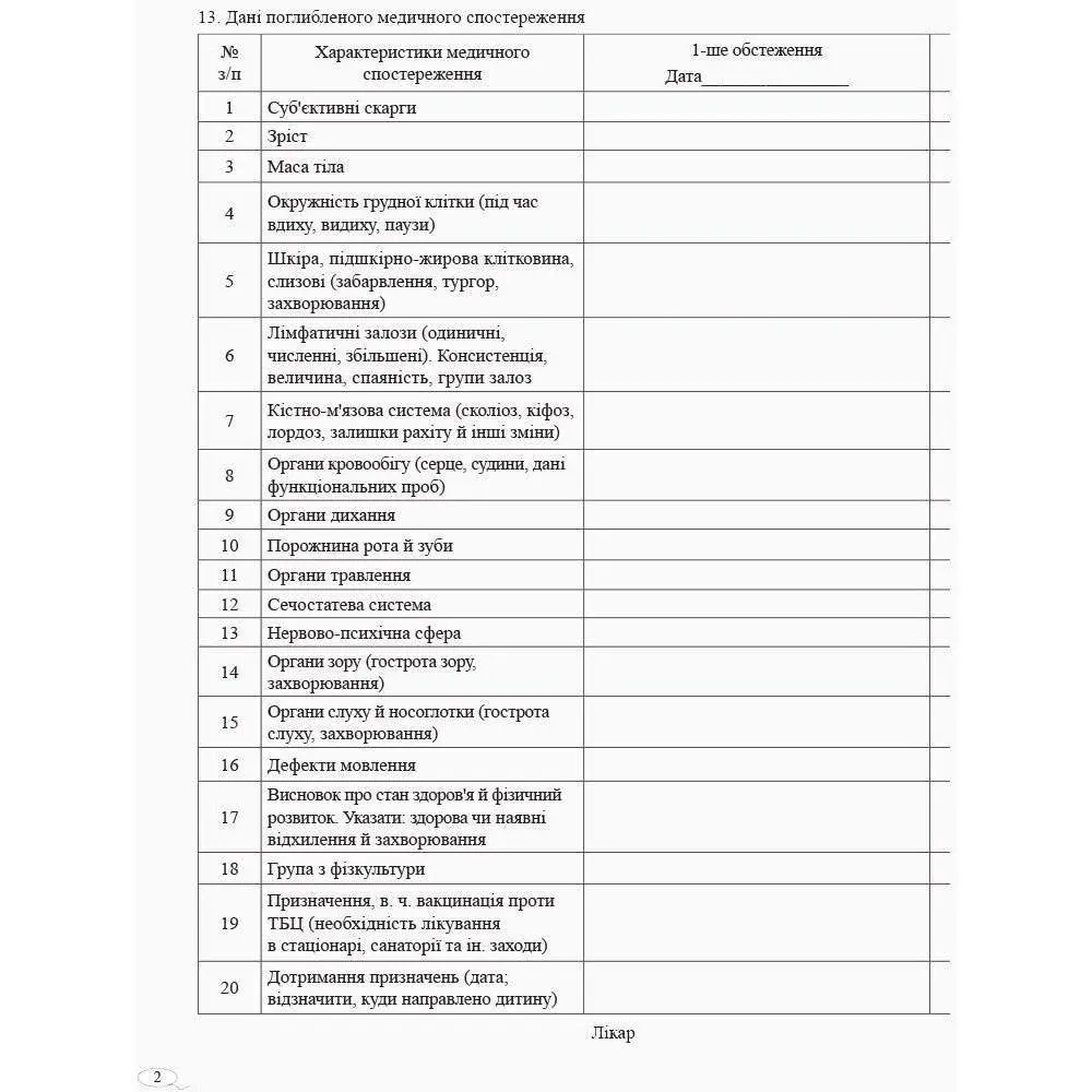 Індивідуальна картка дитини (школи, дитсад, дитбудинок) Ranok О376076У — фото 2