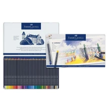 Олівці кольорові Faber-Castell Goldfaber 36 кольорів, металева коробка 114736 — фото 3