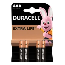 Батарейка Duracell LR03 MN2400 4 штуки під блістером, ціна за пачку 6409631