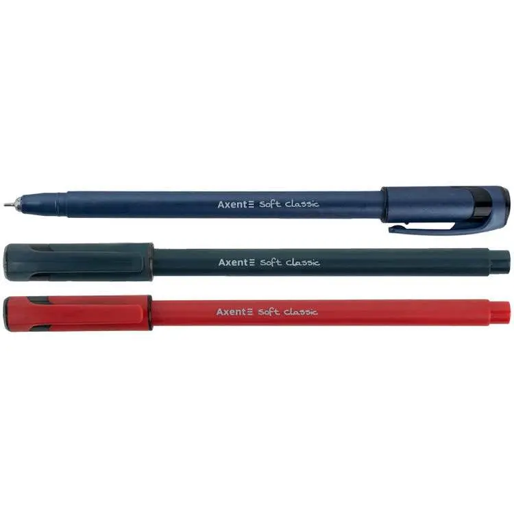 Ручка масляна колір синій Soft Classic 0,7 мм Axent AB1101-02-A — фото 2