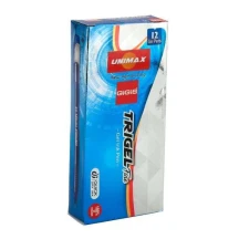 Ручка гелевая красная Unimax Trigel 0,5 мм UX-130-06 — фото 2