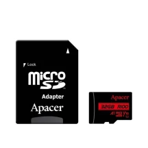 Карта пам'яті Apacer 32Gb SDHC Class 10 UHS 100MB/s + адаптер AP32GMCSH10UB-R