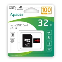 Карта пам'яті Apacer 32Gb SDHC Class 10 UHS 100MB/s + адаптер AP32GMCSH10UB-R — фото 2