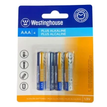 Батарейка Westinghouse Standart Alkaline AAA/R03, 4 штуки, блистер R03P-BP4N