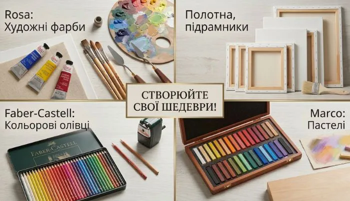 Художні товари та матеріали для художників - Час-Пік