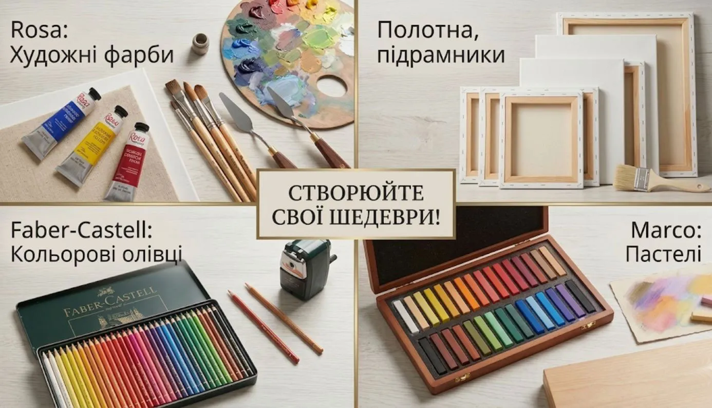 Художні товари та матеріали для художників - Час-Пік