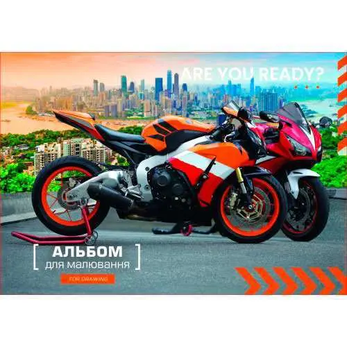 Альбом для рисования Рюкзачек А4, 50 листов, 160 г/м2, офсет, уф-лак+ глитер, пружина А-6 — фото 3