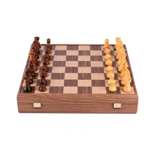 Шахматы Стаунтон Manopoulos, деревянные фигуры, коробка 43 х 43 см 088-4300SKW