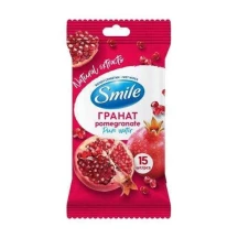 Салфетки влажные SMILI Дейли 15 штук, ассорти