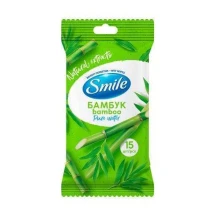 Серветки вологі SMILE Дейлі 15 штук, асорті — фото 2