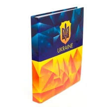 Папка - реєстратор А4 ITEM 40 мм "Україна" 2 кільця, РР покриття іТЕМ056/UK