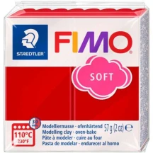 Пластика Soft 57 г Різдвяний червоний Fimo 8020-2 Р