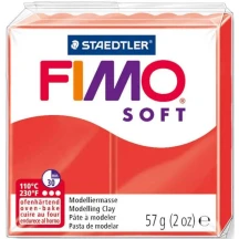 Пластика Soft 57 г Індійська червона Fimo 8020-24