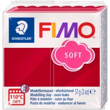 Пластика Soft 57 г Вишнева Fimo 8020-26