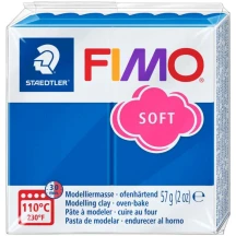 Пластика Soft 57 г Синя Fimo 8020-37
