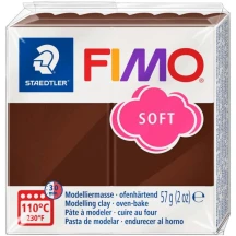 Пластика Soft 57 г Шоколадна Fimo 8020-75