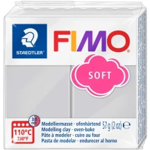Пластика Soft 57 г Сіра Fimo 8020-80