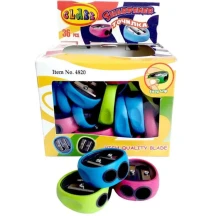 Точилка Class на 2 отвори Rubber Grip, колір асорті 4820C