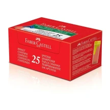 Точилка Faber-Castell цветная, пластмассовая, с прозрачным контейнером 581526/125LV — фото 3