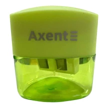Точилка Axent з контейнером Pastel Soft, два отвори, колір асорті 1157-A
