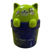 Чинка M&G So Many Cats пластикова  з контейнером на 1 отвір APSN1292