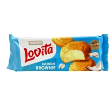 Здобне печиво Lovita Blondie Brownie з кокосом 152 г Рошен