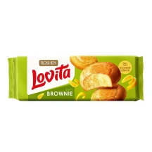 Здобне печиво Lovita Blondie Brownie з лимоном 152 г Рошен