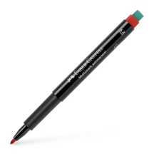 Маркер перманентний Faber-Castell OHP M червоний 1,0 мм 152521
