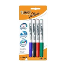 Маркер BIC Velleda спиртова основа, набір 4 штуки, блістер bc875593