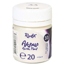 Фарба акрилова 20 мл, біла перлина Rudix 850133