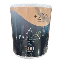 Паперовий рушник Papela LUX 2-х шаровий 1 рулон, 300 відривів