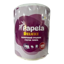 Бумажное полотенце Papela Deluxe 2-х слойное 1 рулон, 480 отрывов