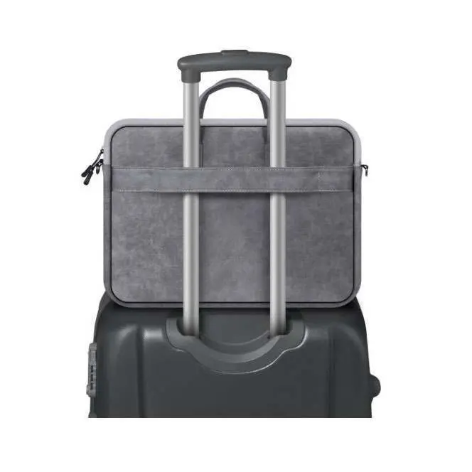 Сумка для ноутбука Defender Solid 15,6 PU шкіра сірий 26088 — фото 2