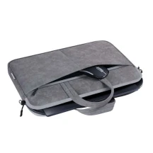 Сумка для ноутбука Defender Solid 15,6 PU шкіра сірий 26088 — фото 4